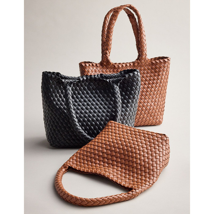 کیف زنانه توت (Tote) بافت درشت چرم